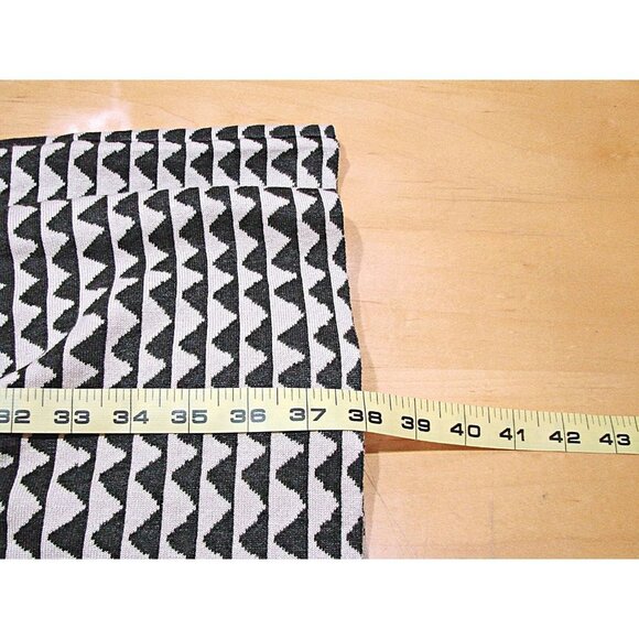 Just... Taylor Fit and Flare Dress Womens Large Tan Gray Geomatics Print Career - Picture 7 of 10